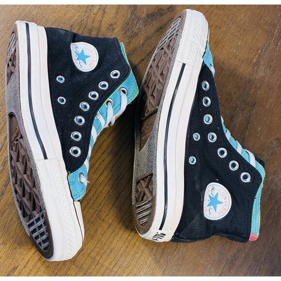 Converse Chuck Taylor All Star Double Upper High Multicolor Unisex M/5 W/7 - Picture 5 of 12